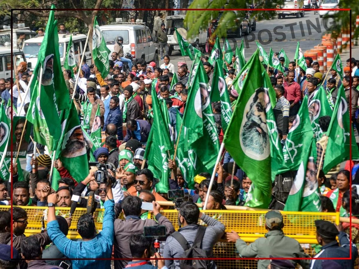 Jharkhand News: Massive protests erupt all over Jharkhand by JMM after ED's Fresh summon over CM Hemant Soren