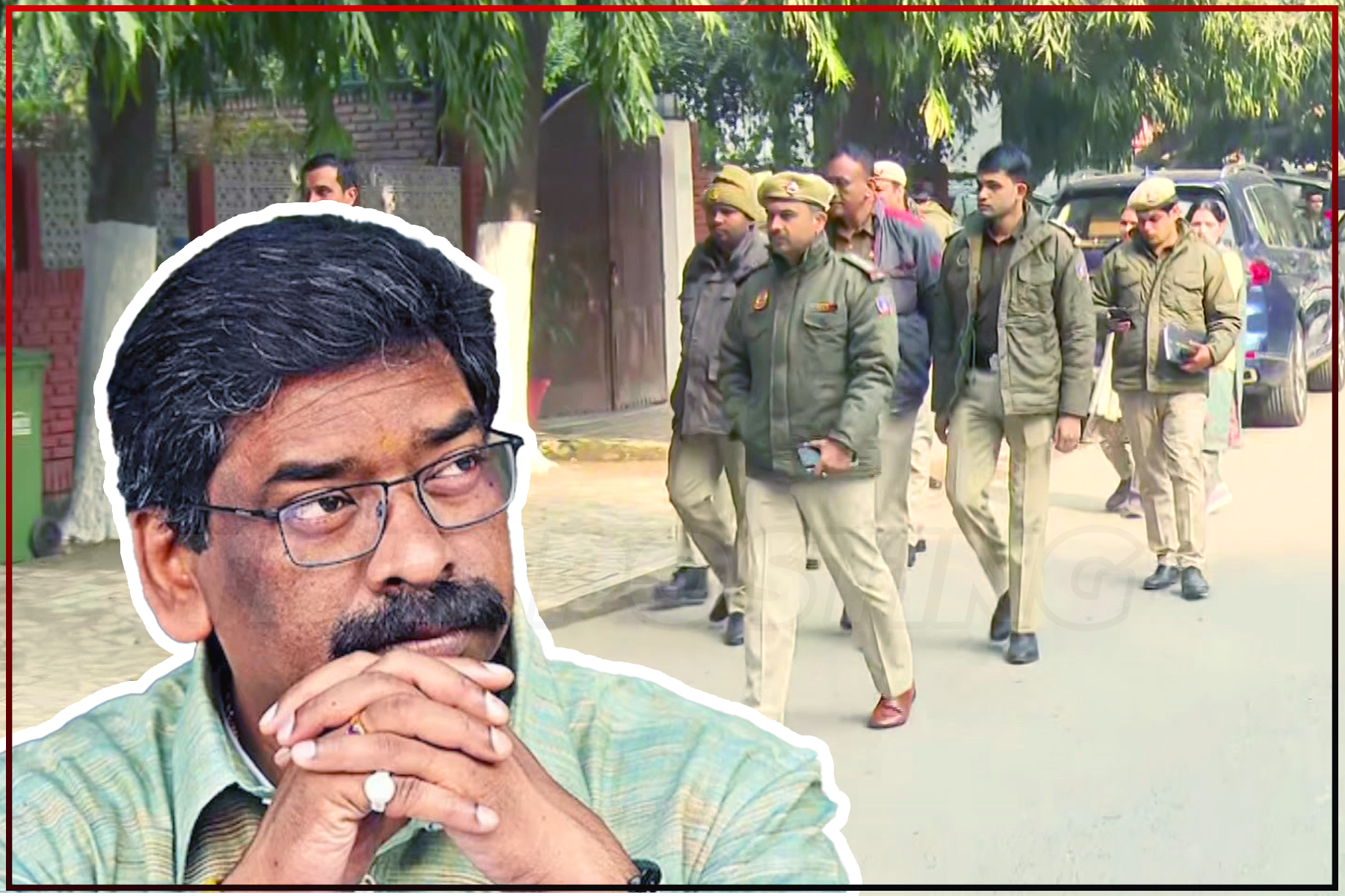 Hemant Soren ED Case: ED suddenly reaches Hemant Soren's house in Delhi, fear of arrest in land scam
