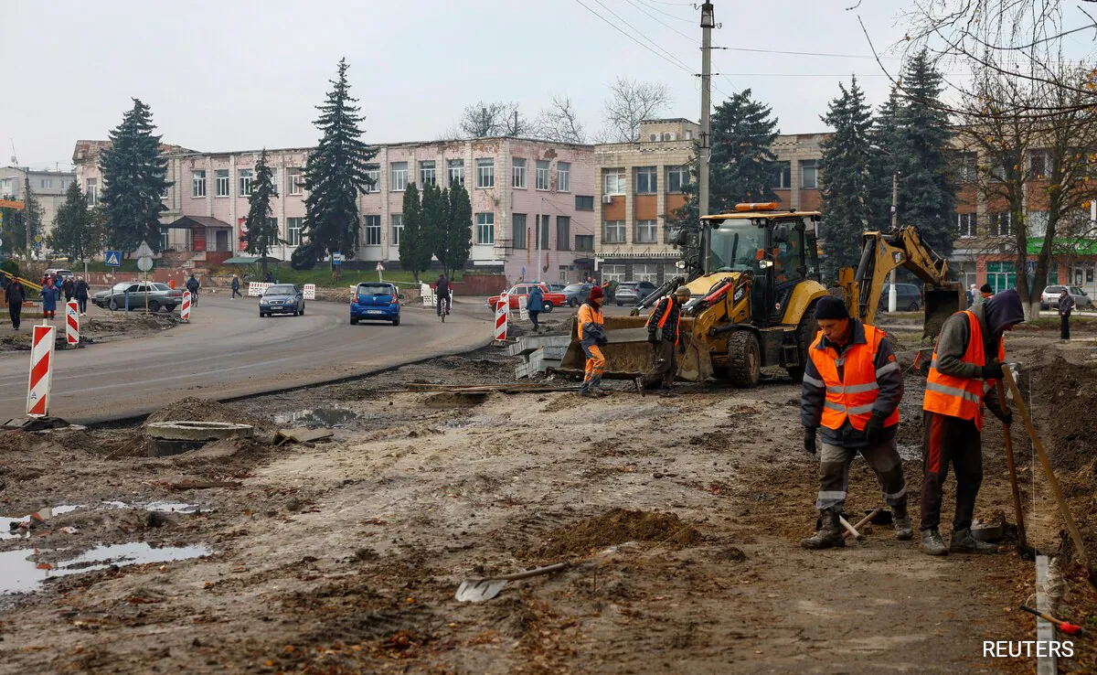 While the war in Gaza rages on, Ukraine begins to rebuild its towns and cities.