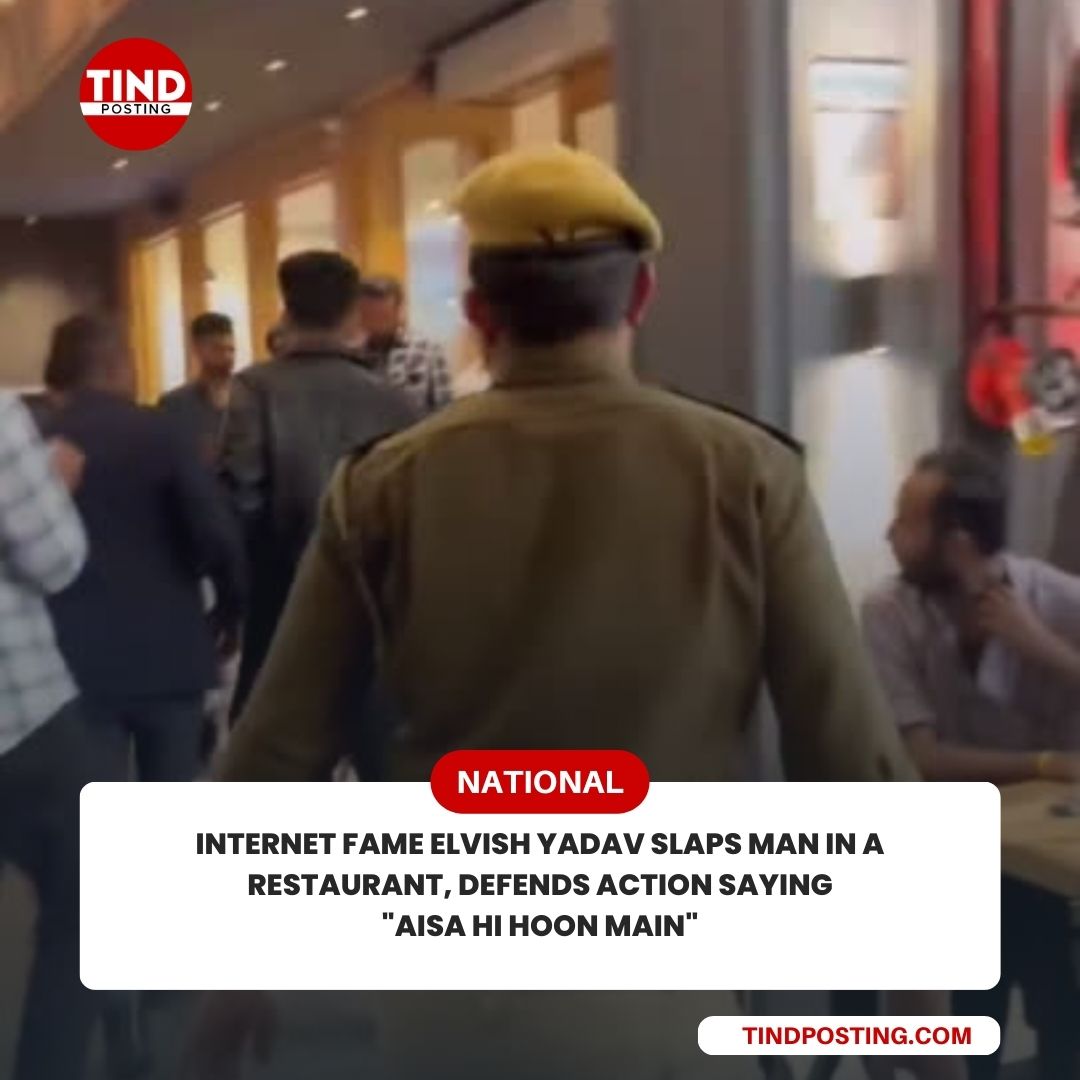 Elvish Yadav Slaps Man in a Restaurant says "Aisa hi hoon main", Watch viral video..