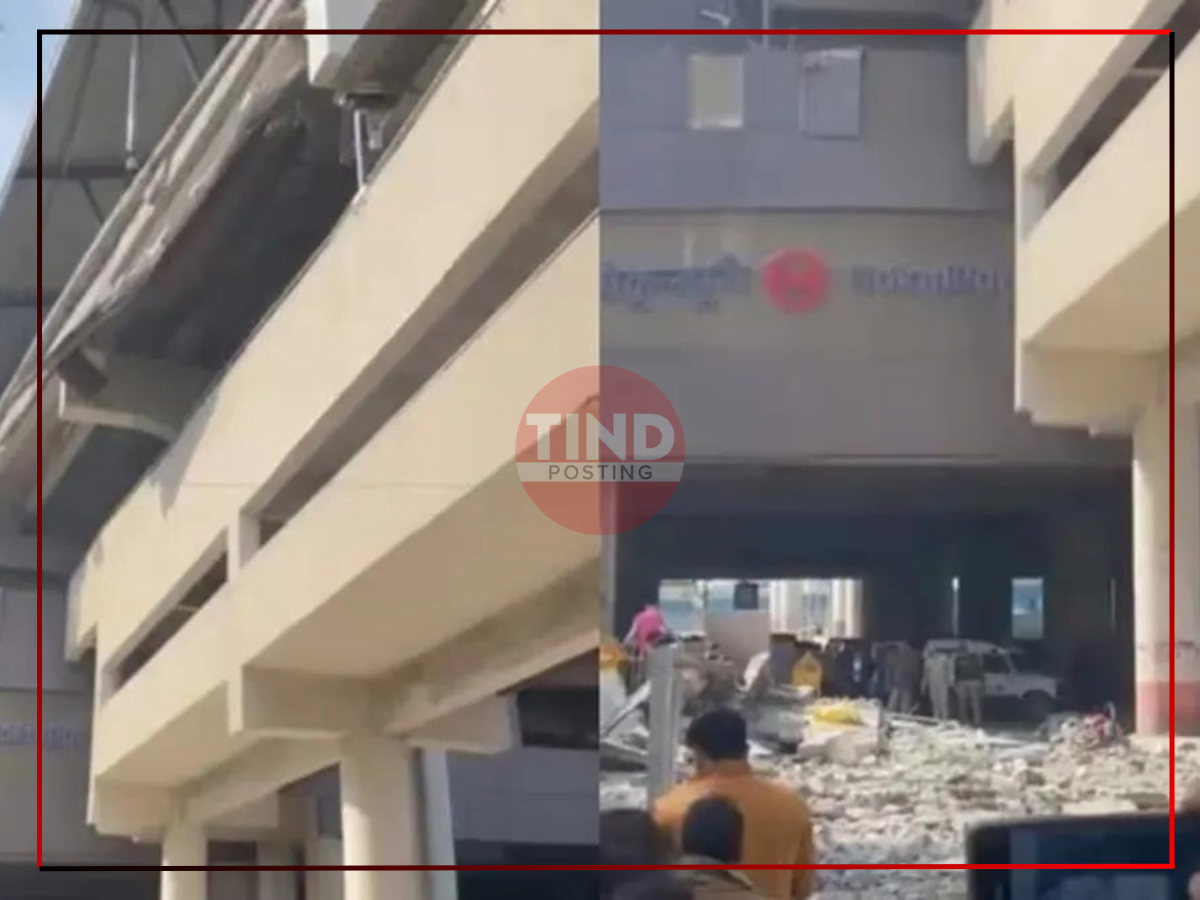 In Delhi, Gokulpuri metro station's boundary wall fell, injuring four