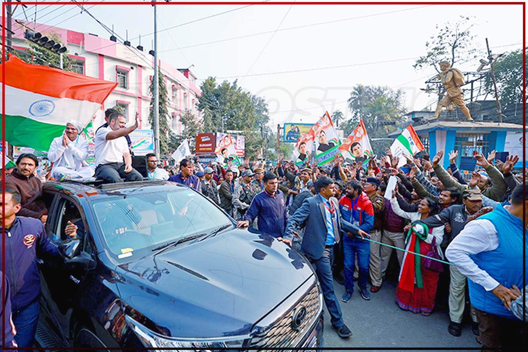 Jharkhand News: Rahul Gandhi's Bharat Jodo Nyay Yatra to enter Jharkhand today.