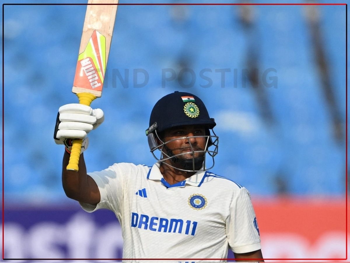 Sarfaraz Khan Makes Emotional Test Debut with a Solid 50, Run Out due to Jadeja's wrong call
