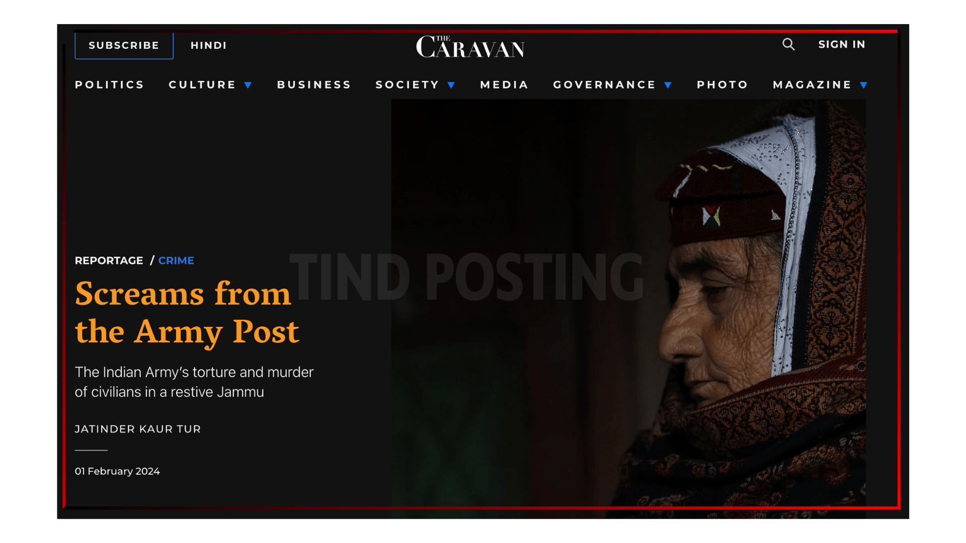 Modi Government pushes for Removal of Caravan's Article on Army Torture in Kashmir, is the Centre Suppressing People's Voice?