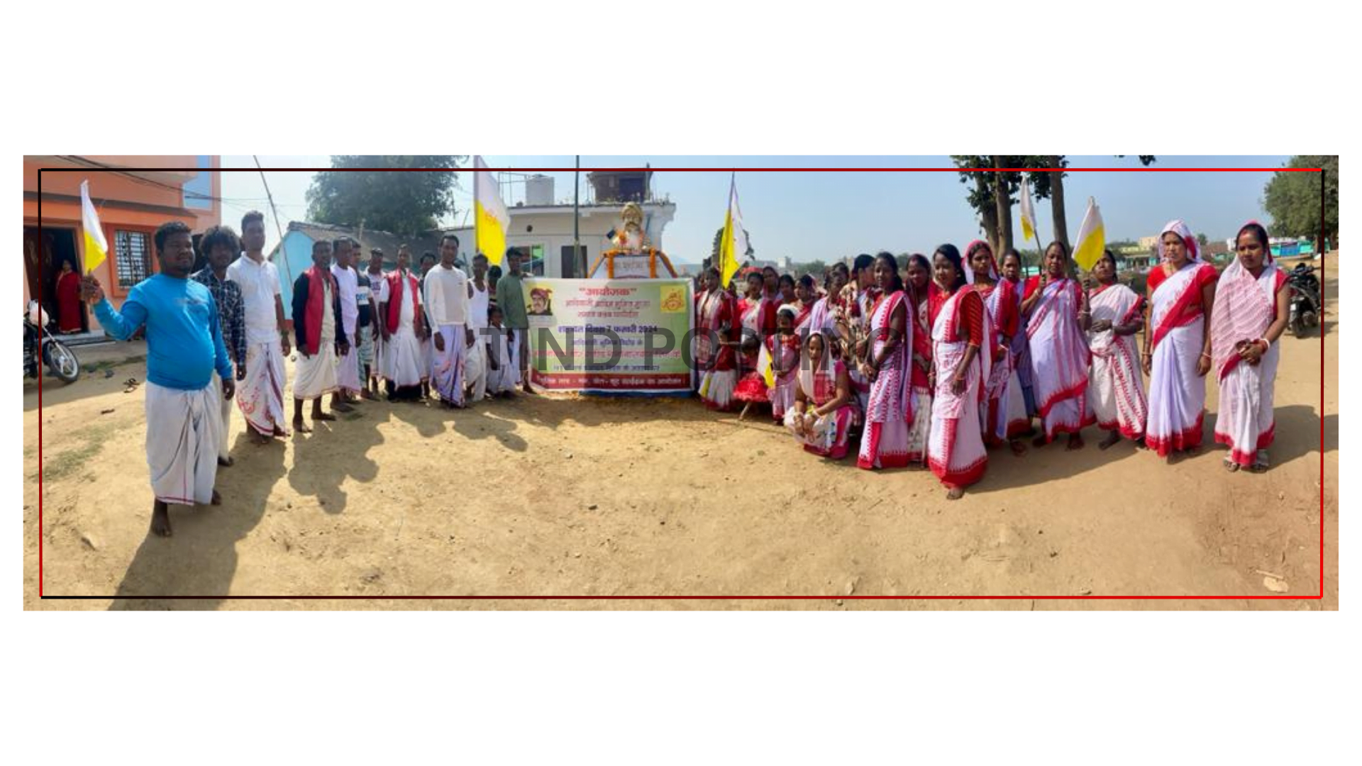 Tribal Hero Ganga Narayan Singh was Honored by Jamshedpur's Ghaghidih Village on his Martyrdom Day