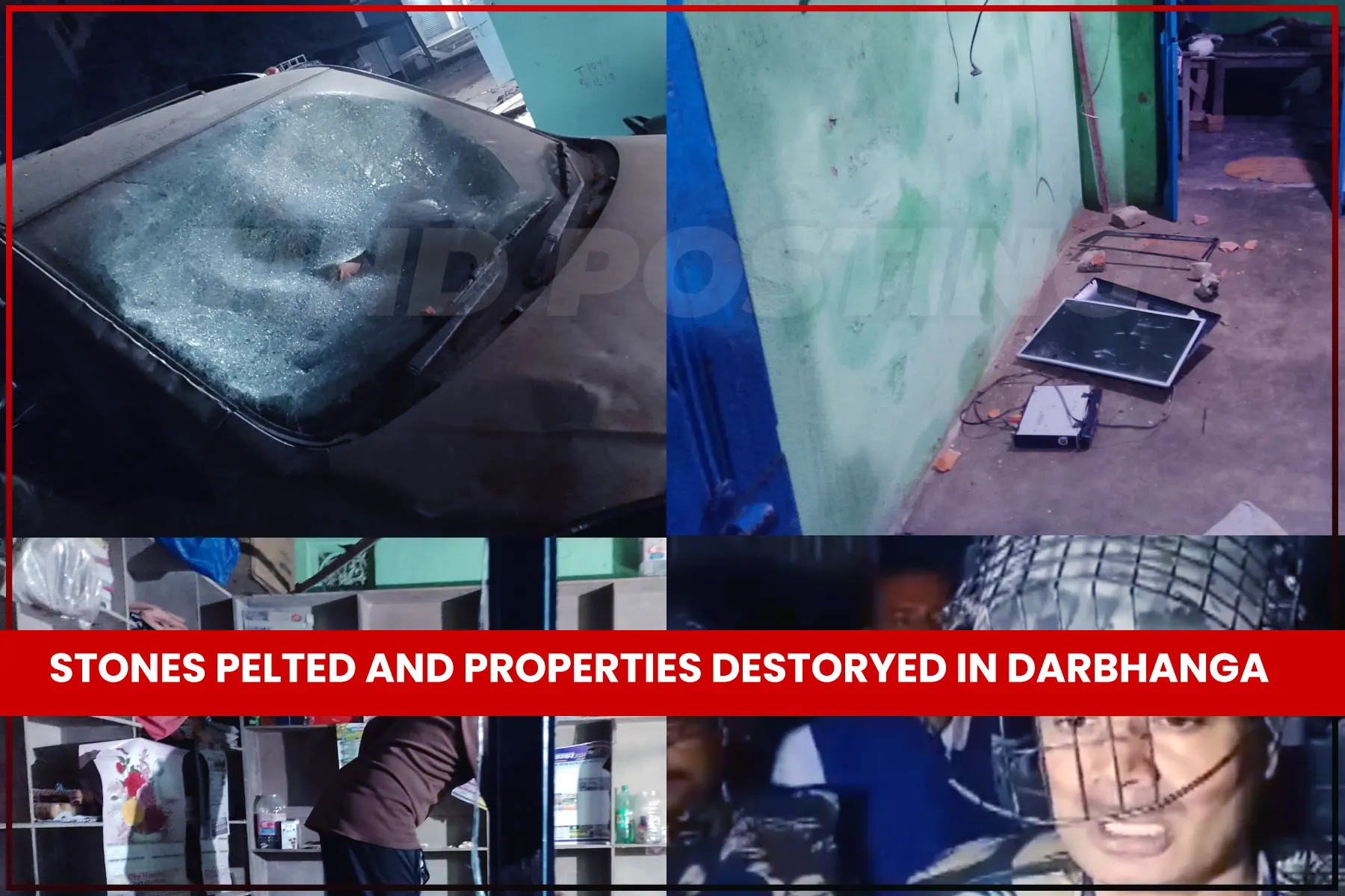 During Idol Procession in Bihar's Darbhanga, Stones pelted and Muslim Properties Destroyed