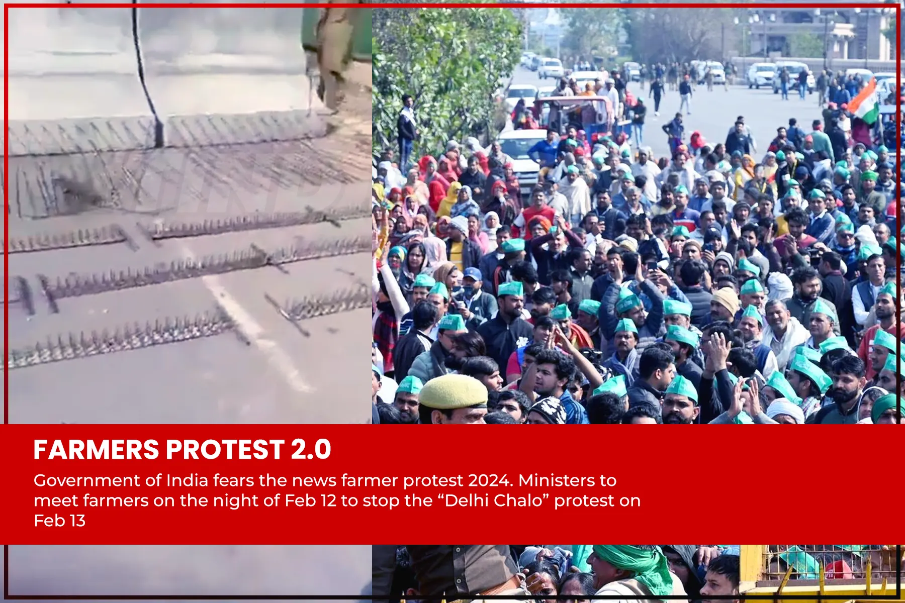 "Delhi Chalo" has created panic again for Modi government. Section 144 imposed amid #Farmersportest2024