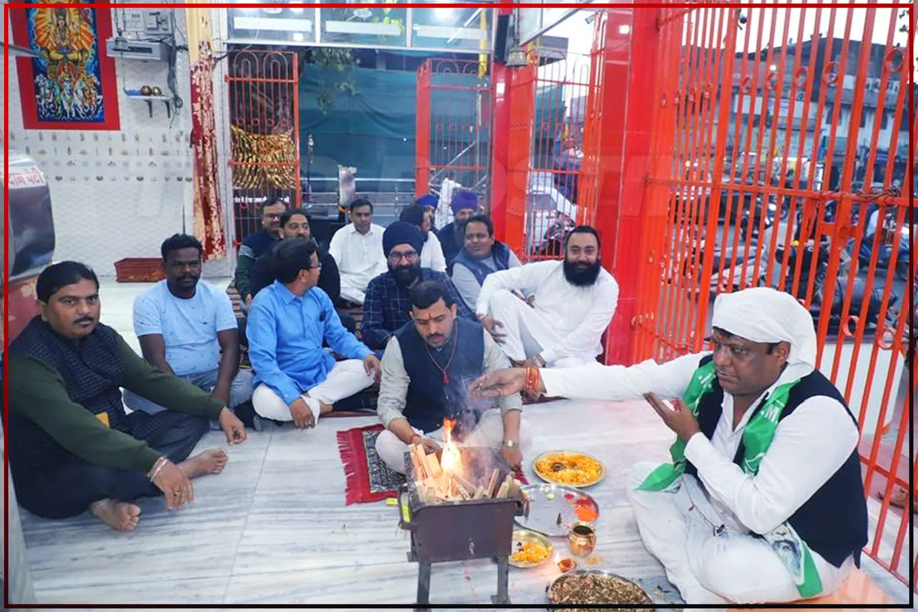 Jamshedpur News: JMM Workers hosted a Havan Ceremony for Hemant Soren's Release in Golmuri