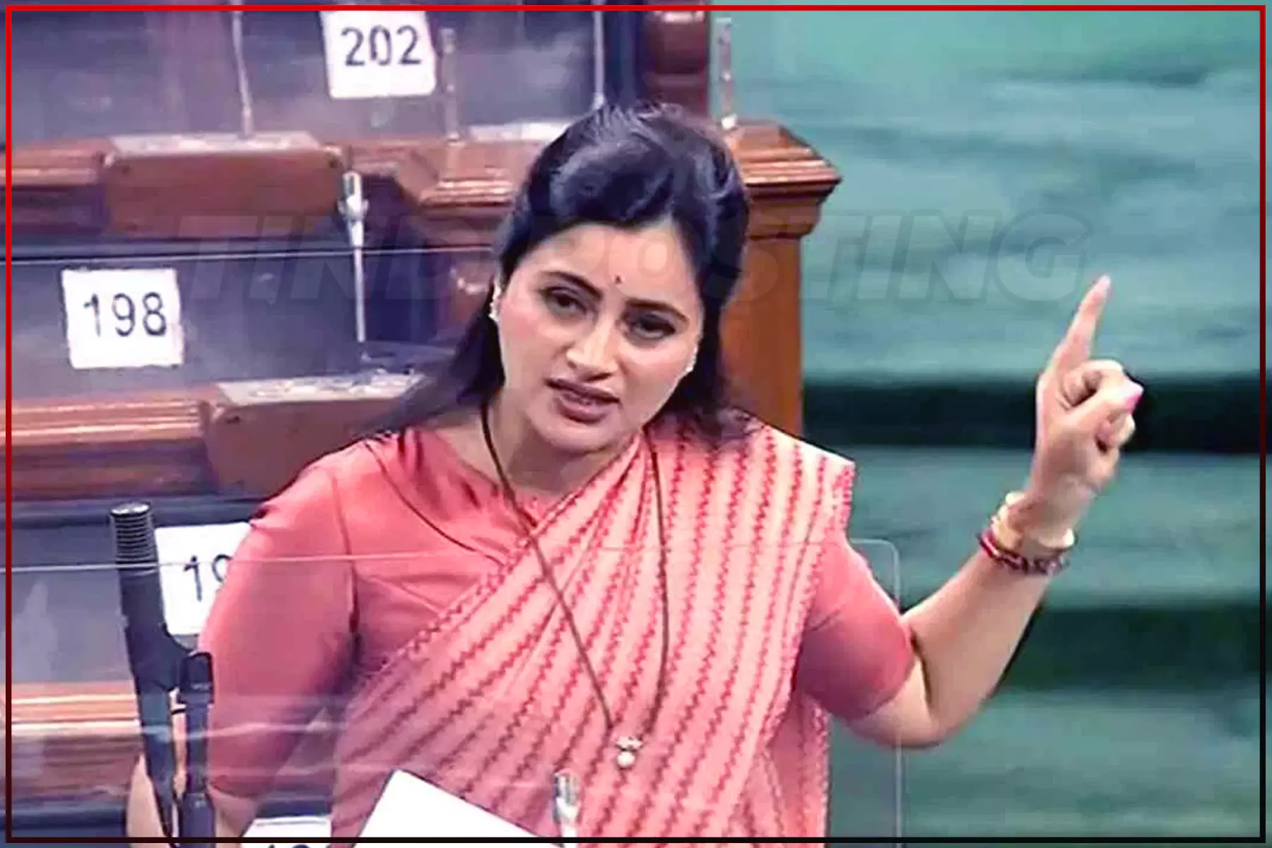 "If you want to live in this country, you will have to say Jai Shri Ram" said Navneet Rana to Owaisi in Parliament