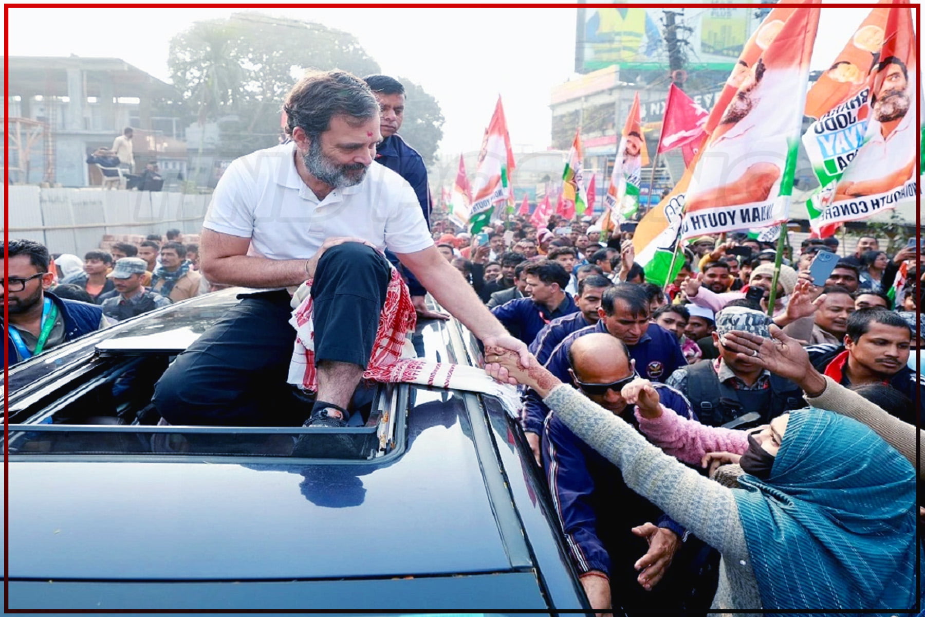 Jharkhand News: Rahul Gandhi's Bharat Jodo Yatra enters Jharkhand, accuses BJP of spreading hatred