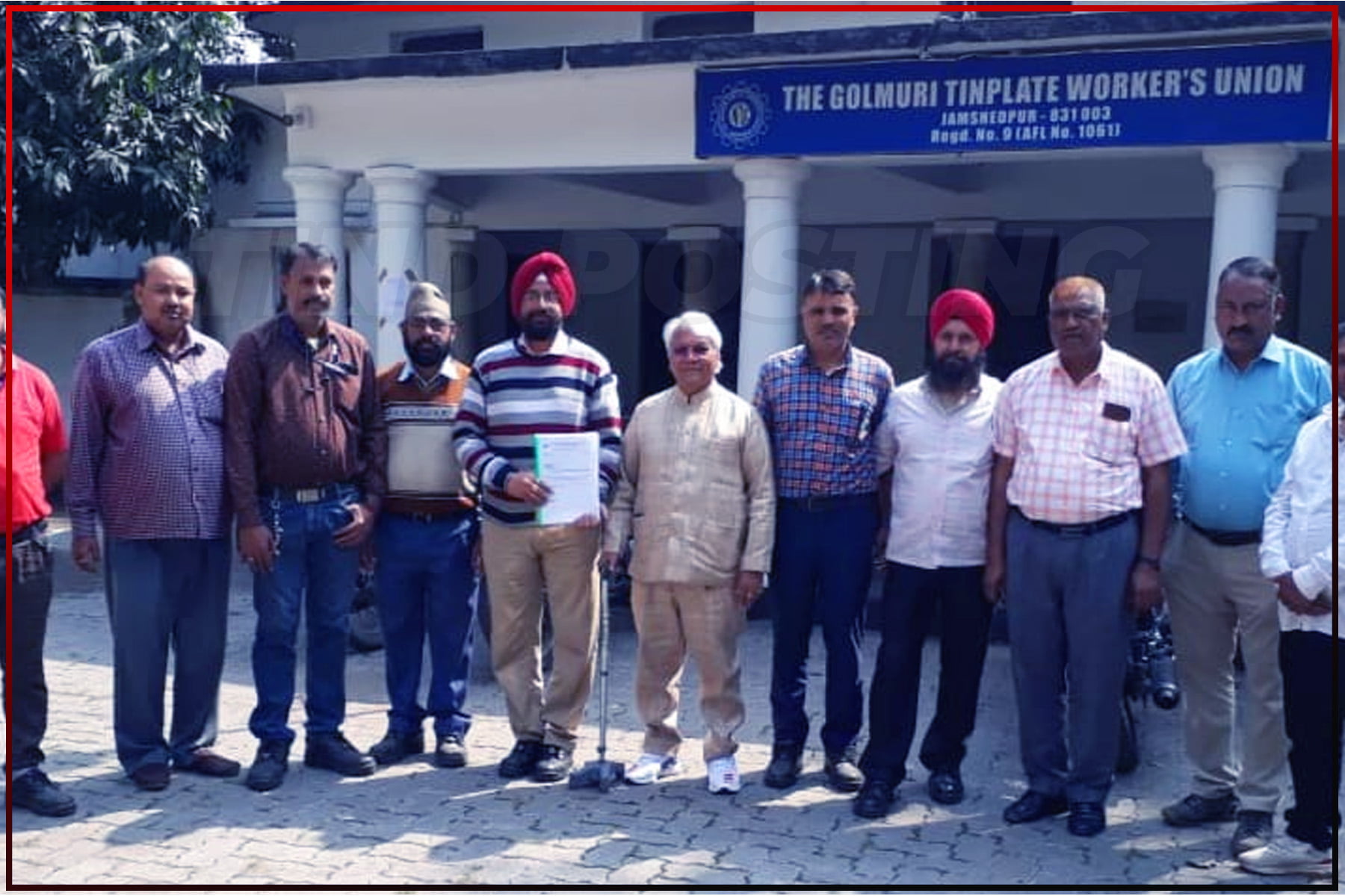 Jamshedpur News: Tata Tinplate Workers Union submitted a demand for grade revision in the Tinplate division to Tata Steel's management.