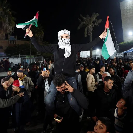 Gaza Celebrates Ceasefire and Prisoner Swap With Jubilant Street Parties