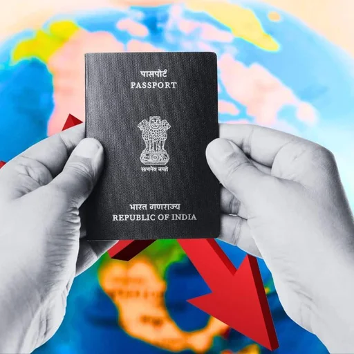 India's Passport Power Dips Again, Ranking 85th Globally