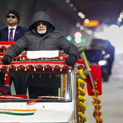 Modi Opens Jammu and Kashmir's Z-Morh Tunnel, Boosting Year-Round Access to Sonamarg