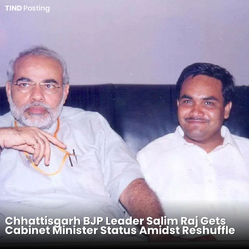 Chhattisgarh BJP Leader Salim Raj Gets Cabinet Minister Status Amidst Reshuffle Talks