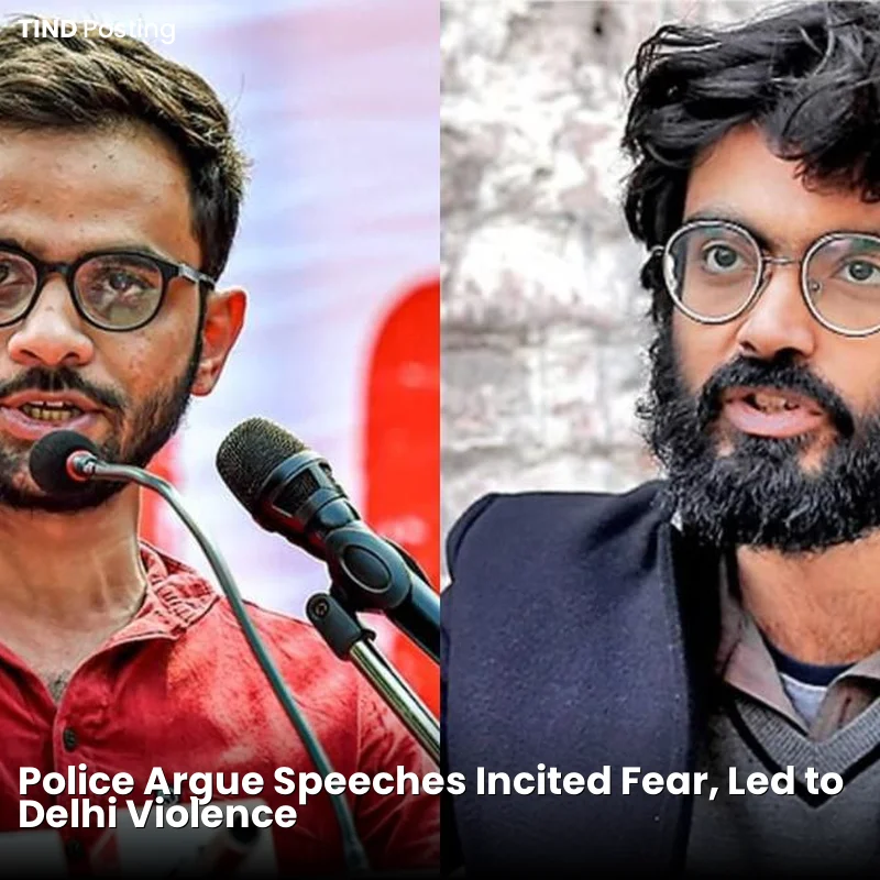 Police Argue Speeches Incited Fear, Led to Delhi Violence