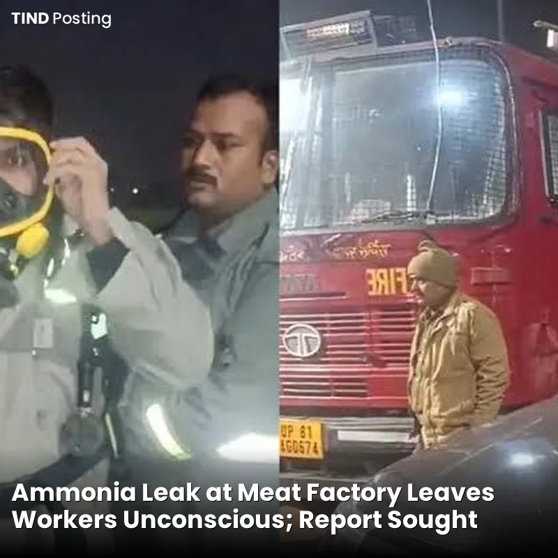 Ammonia Leak at Meat Factory Leaves Workers Unconscious; Report Sought