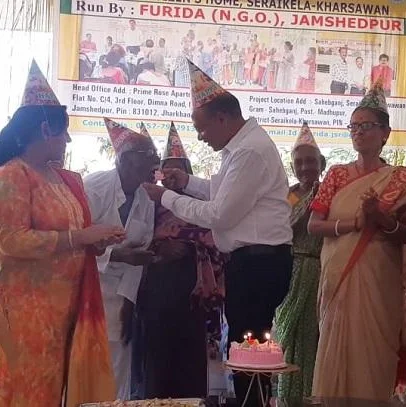 Jharkhand BJP Leader Celebrates 52nd Birthday With Elderly at Old Age Home