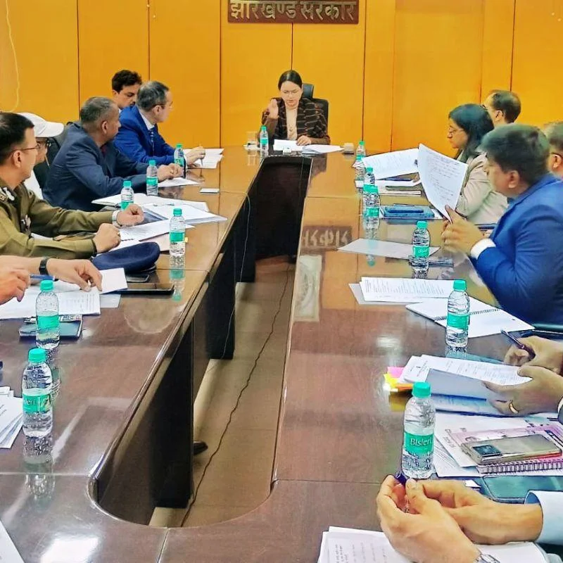 Jharkhand Readies for President Murmu's Visit Amid High-Level Security Meeting