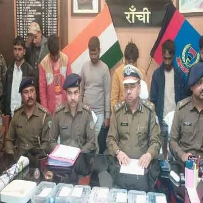 Ranchi Jewelry Store Robbery: 7 Arrested, 1.5 kg Silver Recovered in Swift Police Operation