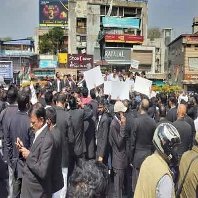Ranchi Lawyers Protest Advocate Bill 2023 Over Independence Concerns